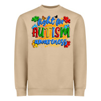 Mushroom fight for autism awareness Heavyweight Sweatshirt - Artiststas