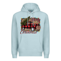 Blue Mist Merry Christmas Truck Premium Hoodie - Bettercallsaul