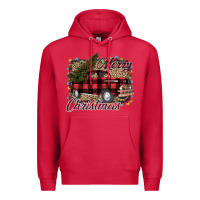 Cardinal Merry Christmas Truck Premium Hoodie - Bettercallsaul