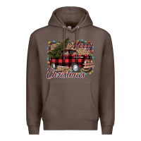 Coffee Merry Christmas Truck Premium Hoodie - Bettercallsaul