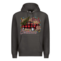 Smoke Merry Christmas Truck Premium Hoodie - Bettercallsaul