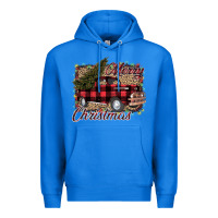 True Royal Merry Christmas Truck Premium Hoodie - Bettercallsaul