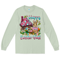 Matcha happy easter y'all rabbit Long Sleeve Tee - BarkalooDesign