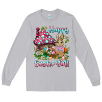 Moon Dust happy easter y'all rabbit Long Sleeve Tee - BarkalooDesign