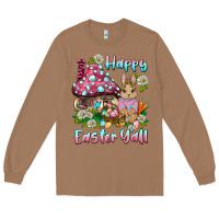 Toasted Coconut happy easter y'all rabbit Long Sleeve Tee - BarkalooDesign