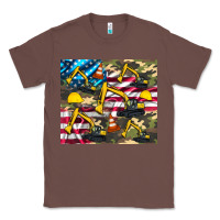 Chestnut excavator American flag Classic Tee - Artiststas