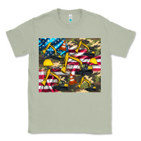 Matcha excavator American flag Classic Tee - Artiststas