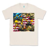 Natural excavator American flag Classic Tee - Artiststas