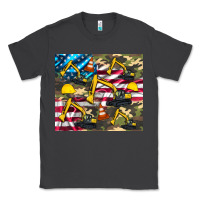 Smoke excavator American flag Classic Tee - Artiststas