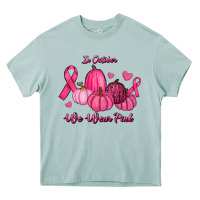 In October We Wear Pink Pumpkins Heavy Core Tee | Teevron
