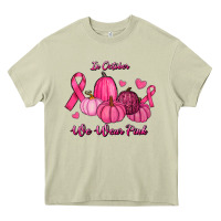 Mossy In October We Wear Pink Pumpkins Heavy Core Tee - RanaPortraitStore