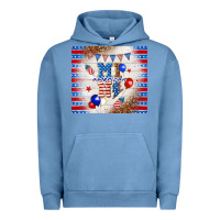 Pigment Pebble Blue American mini Urban Hoodie - TumblerDesignByShophia
