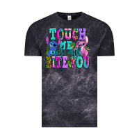 Cloud Black touch me and i will bite Vintage Tee - AdoDesignShop