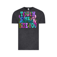 Vintage Black touch me and i will bite Vintage Tee - AdoDesignShop