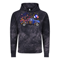 Cloud Black western truck fourth of july Vintage Hoodie - FaDigitalArtStudio
