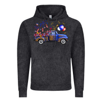 Vintage Black western truck fourth of july Vintage Hoodie - FaDigitalArtStudio