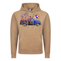 Vintage Coffee western truck fourth of july Vintage Hoodie - FaDigitalArtStudio