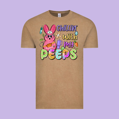 Chillin' With My Peeps Vintage Tee Designed By Artiststas