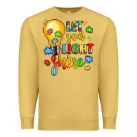 Antique Gold let your light shine Premium Sweatshirt - LillyAllenDesigns