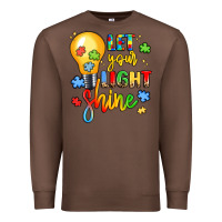 Chestnut let your light shine Premium Sweatshirt - LillyAllenDesigns