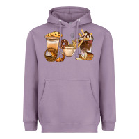 Lavender Bakery Coffee Cups With Cookie Bbs Heavyweight Hoodie - BundleAndBundleShop