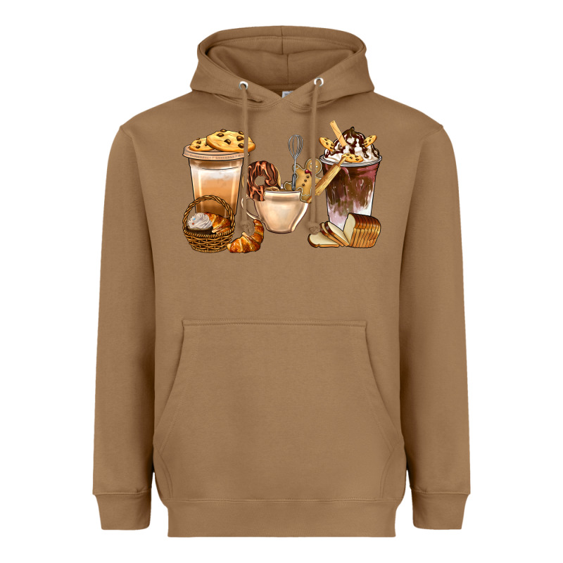 Bakery Coffee Cups With Cookie Bbs Heavyweight Hoodie by BundleAndBundleShop | Teevron