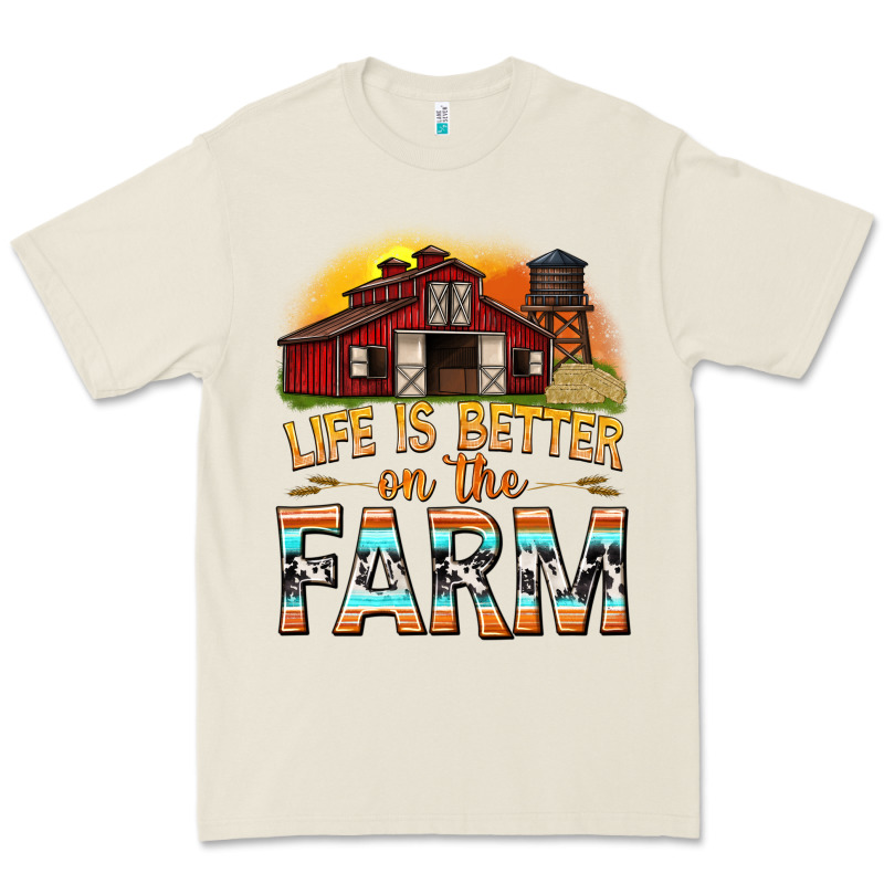 Life Is Better On The Farm With Barn Premium Tee by texasbilliewilder | Teevron