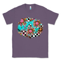 Lavender race sunflower patches Classic Tee - AdoDesignShop