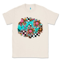 Natural race sunflower patches Classic Tee - AdoDesignShop