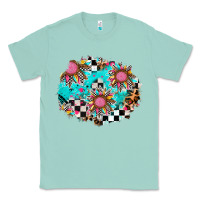 Seafoam race sunflower patches Classic Tee - AdoDesignShop