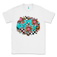 White race sunflower patches Classic Tee - AdoDesignShop