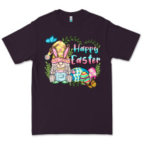 Plum happy easter bunny gnome Premium Tee - BarkalooDesign