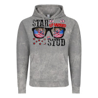 Cloud Rock star spangled stup Vintage Hoodie - CowhideDigitalArt