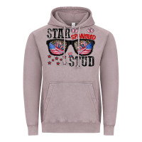 Vintage Zinc star spangled stup Vintage Hoodie - CowhideDigitalArt