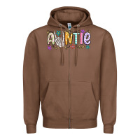 Chestnut auntie Zipper Hoodie - MaliasSmallBusiness