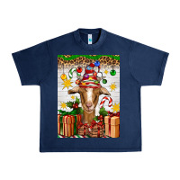 Navy christmas goat air freshener Urban Heavy Tee - Artiststas