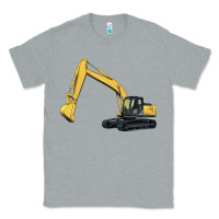 Heather Grey excavator Classic Tee - Artiststas