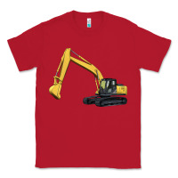 Red excavator Classic Tee - Artiststas
