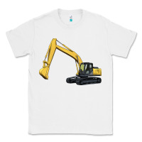 White excavator Classic Tee - Artiststas