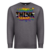 Charcoal Heather pride and identity expression Premium Sweatshirt - LillyAllenDesigns