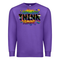 Purple pride and identity expression Premium Sweatshirt - LillyAllenDesigns