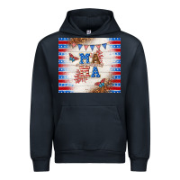Navy American mama Urban Hoodie - TumblerDesignByShophia