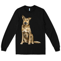 Black chinook dog Long Sleeve Tee - LillyAllenDesigns