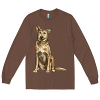 Chestnut chinook dog Long Sleeve Tee - LillyAllenDesigns