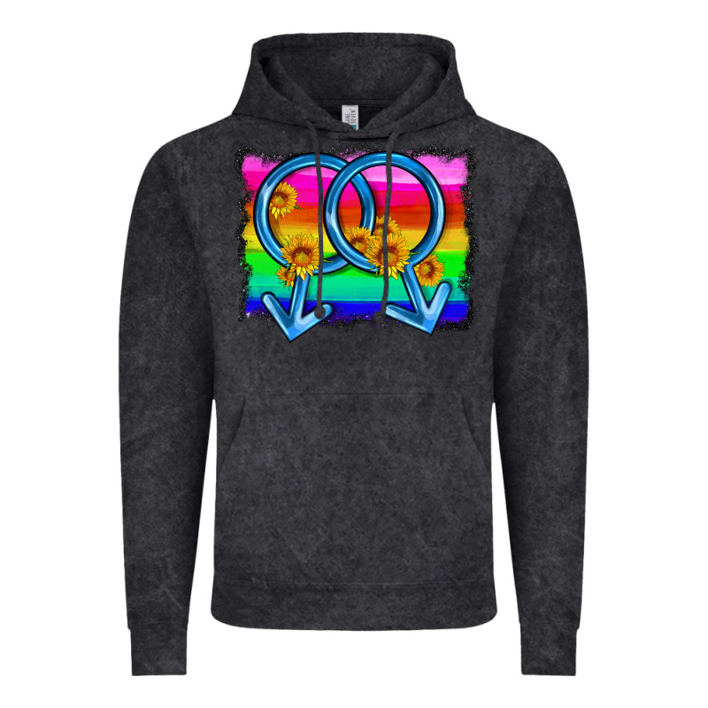Lgbtq Gender Gay Symbol Vintage Hoodie by HRA Design Shop | Teevron