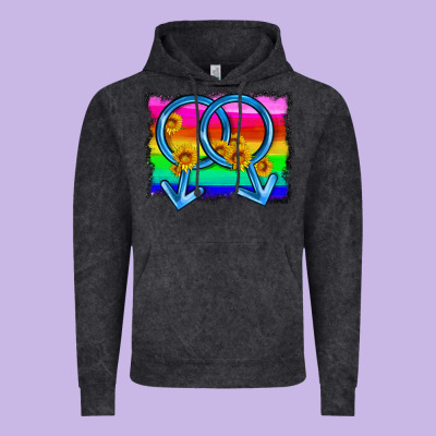 Lgbtq Gender Gay Symbol Vintage Hoodie Designed By Hra Design Shop