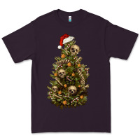 Plum Skeleton merry christmas tree Premium Tee - RanaPortraitStore
