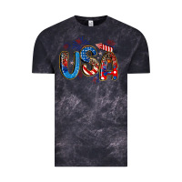 Cloud Black usa 4th of july Vintage Tee - Artiststas