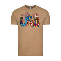 Vintage Coffee usa 4th of july Vintage Tee - Artiststas