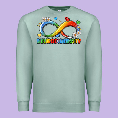 Neurodiversity Premium Sweatshirt Designed By Lillyallendesigns